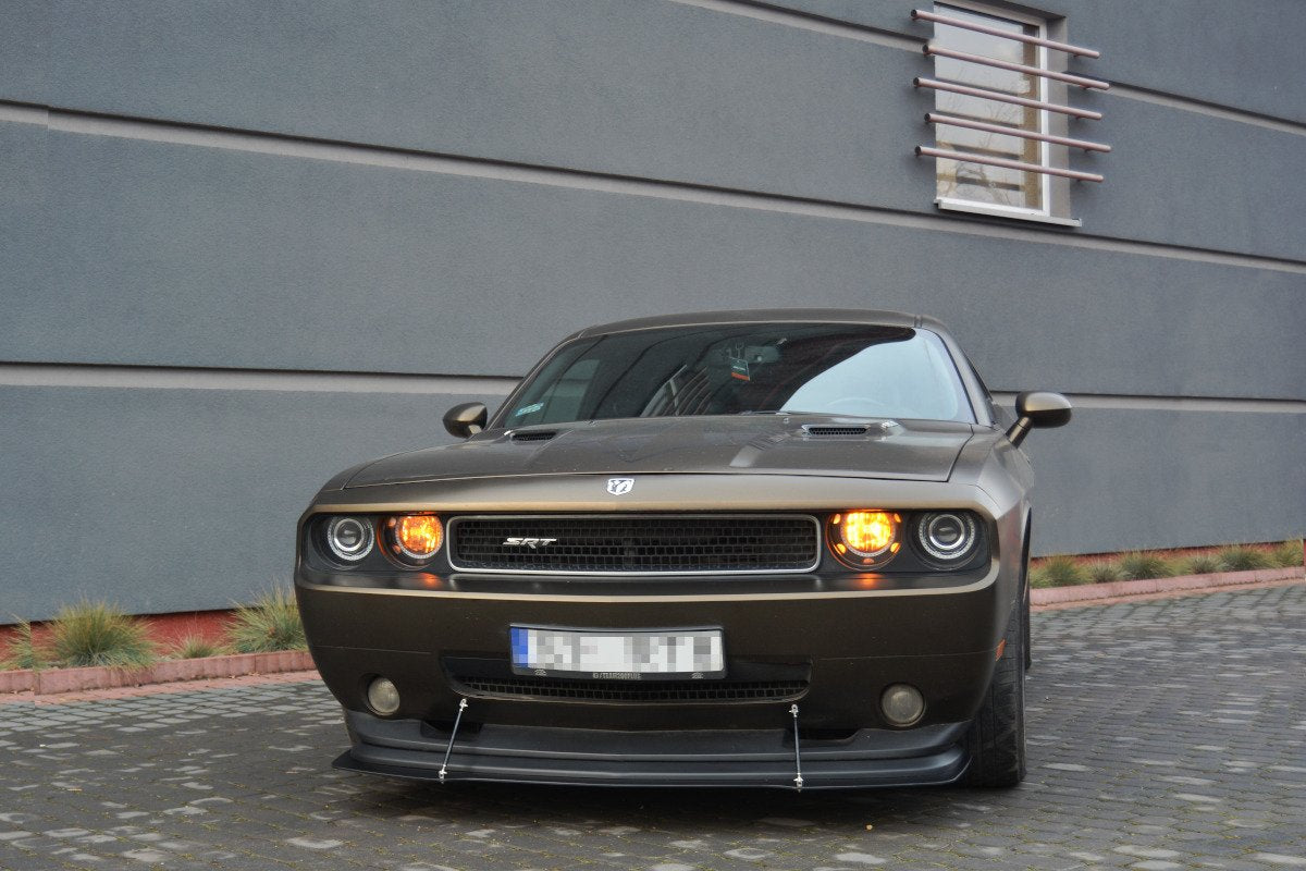 HYBRID Street+ Spoilerlippe Front Ansatz V.1 passend für DODGE CHALLENGER MK3. PHASE-I SRT8 COUPE – Ansicht 1