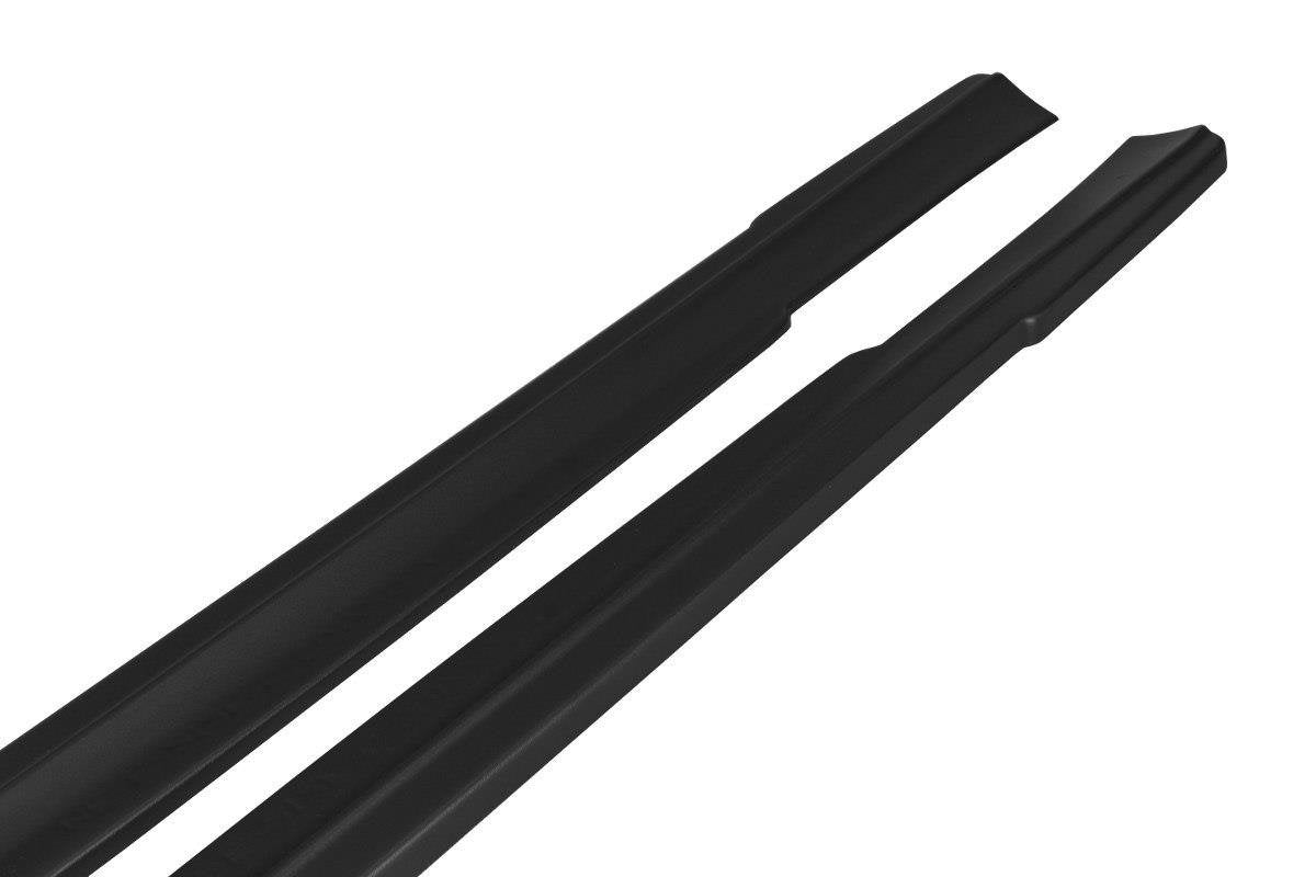 Street+ Seitenschweller Leisten passend für Mercedes -Benz E Coupe / Cabrio C207 Facelift / A207 Facelit schwarz Hochglanz – Ansicht 6