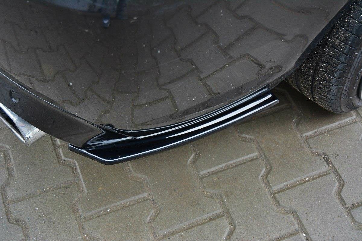 Heck Ansatz Flaps Diffusor passend für OPEL ZAFIRA B OPC / VXR schwarz Hochglanz – Ansicht 3