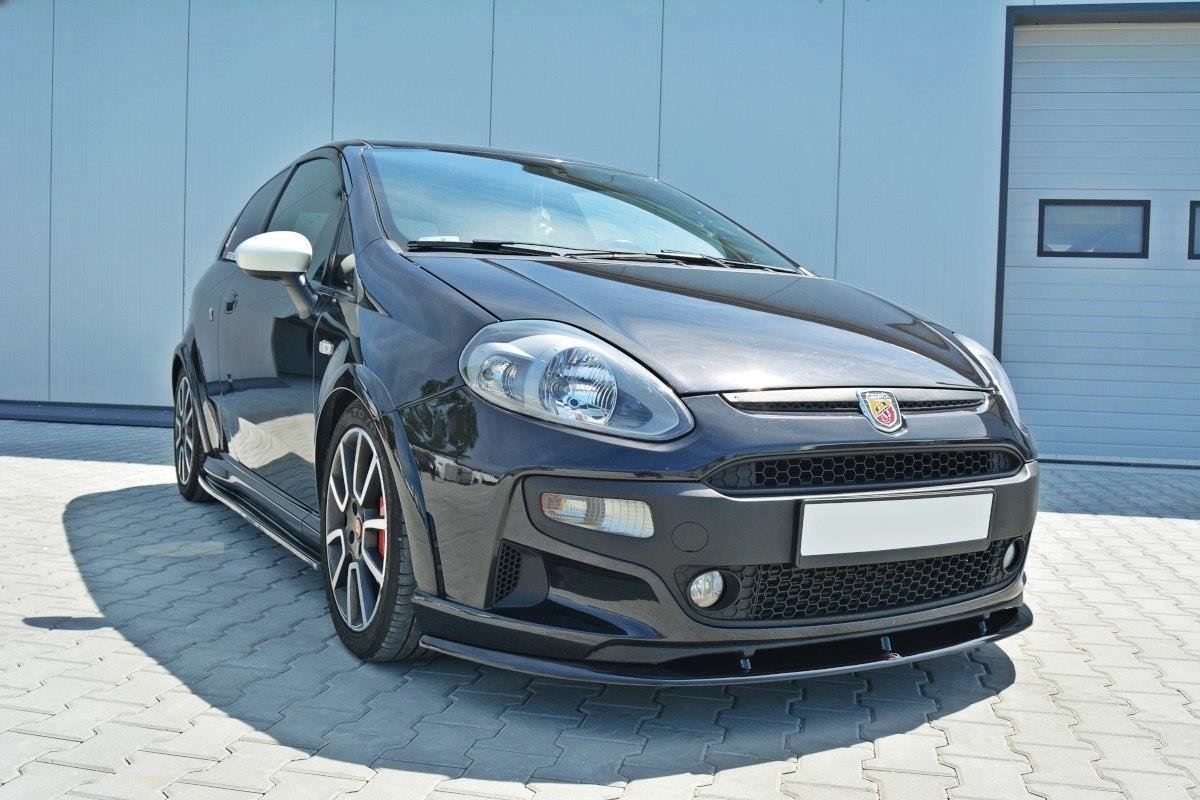 Frontdiffusor Abarth Punto Evo  schwarz Hochglanz – Ansicht 3