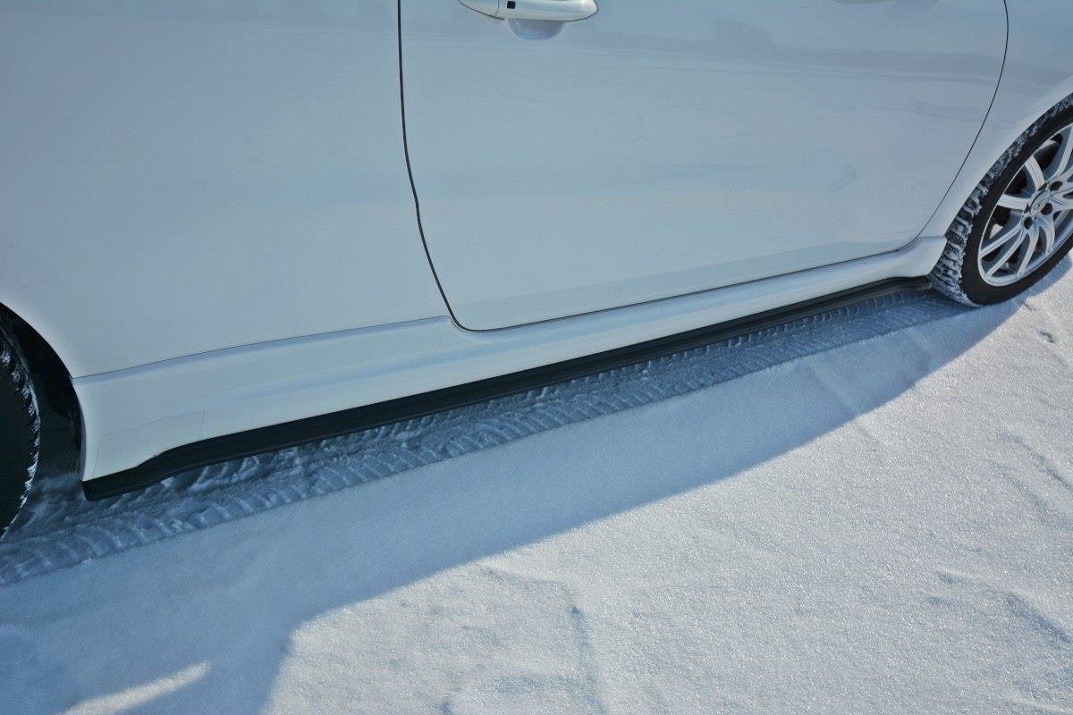 Street+ Seitenschweller Leisten passend für Kia Ceed GT MK2 schwarz Hochglanz – Ansicht 3