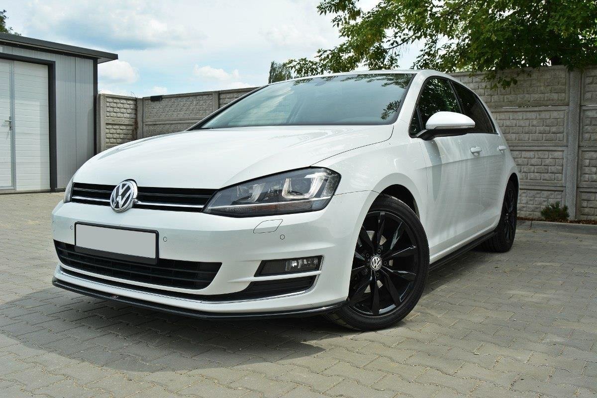Street+ Seitenschweller Leisten passend für VW Golf Mk7 Standard schwarz Hochglanz – Ansicht 1