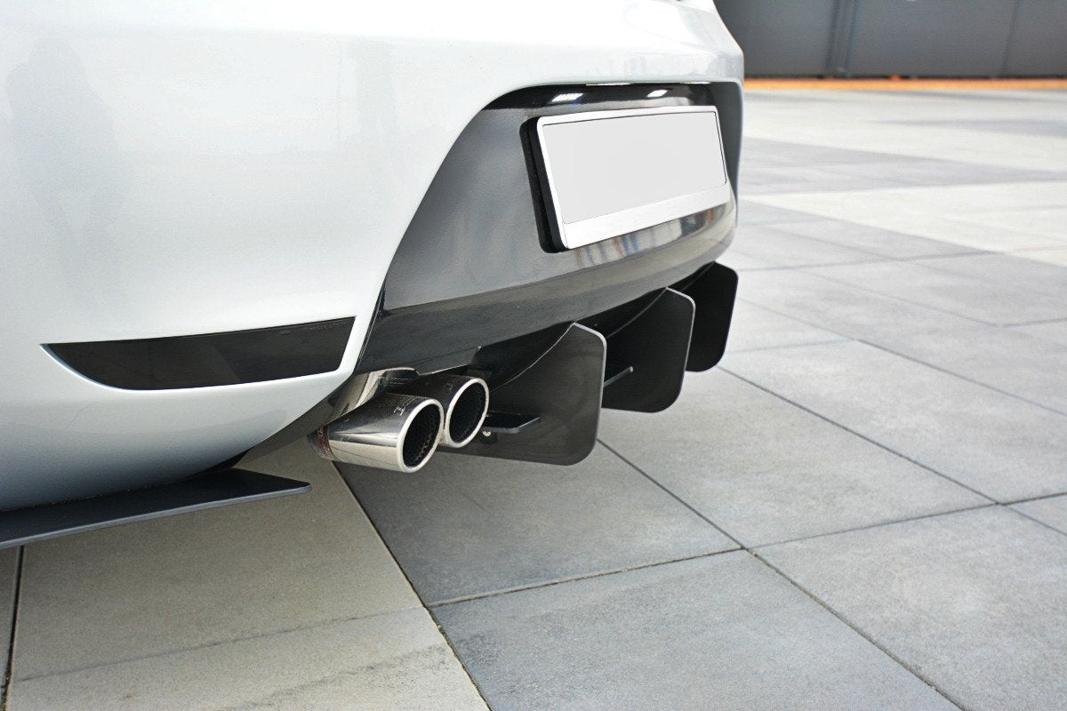 Diffusor Heck Ansatz passend für Heckschürze V.2 passend für Seat Leon Mk2 Cupra/ FR – Ansicht 3