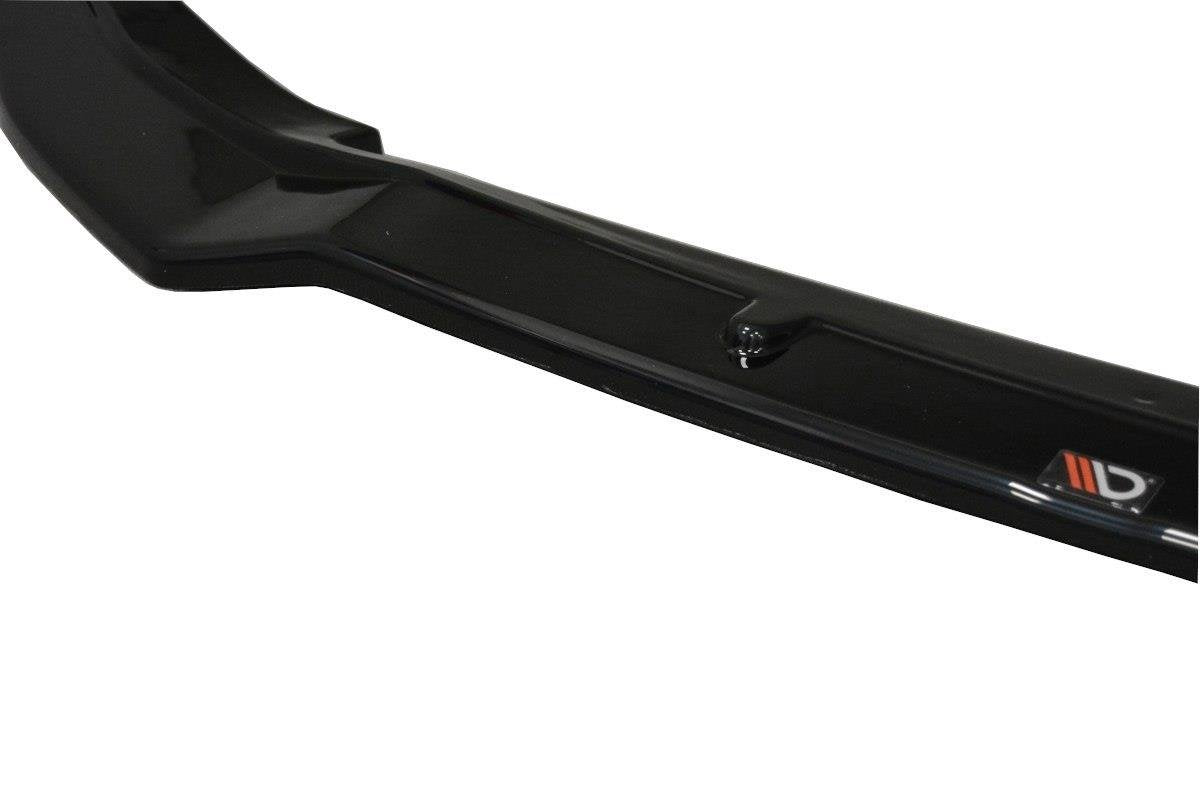 Street+ Spoilerlippe Front Ansatz passend für Honda Civic Mk9 Facelift schwarz Hochglanz – Ansicht 7