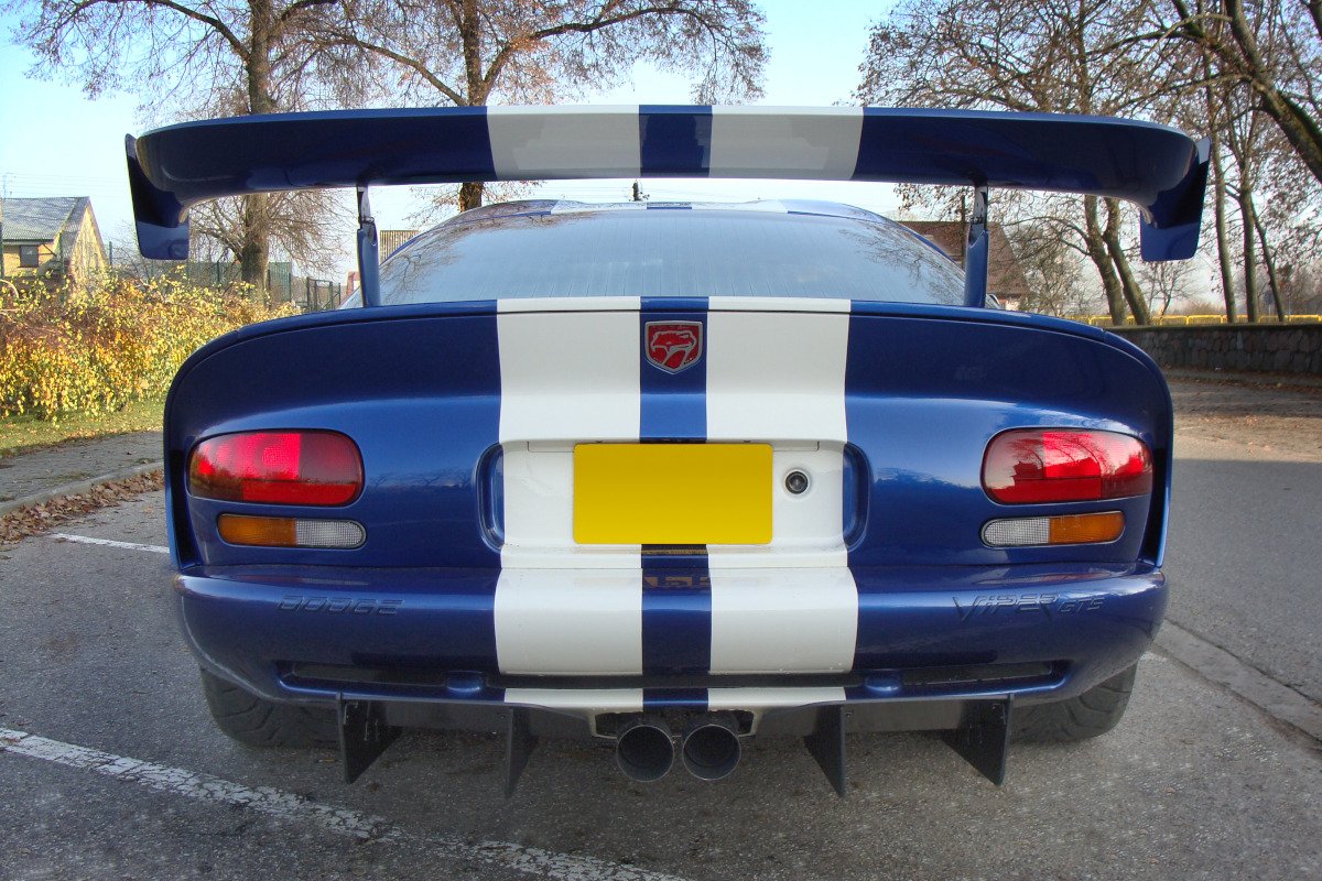 Diffusor Heck Ansatz passend für Heckschürze passend für DODGE VIPER GTS – Ansicht 3