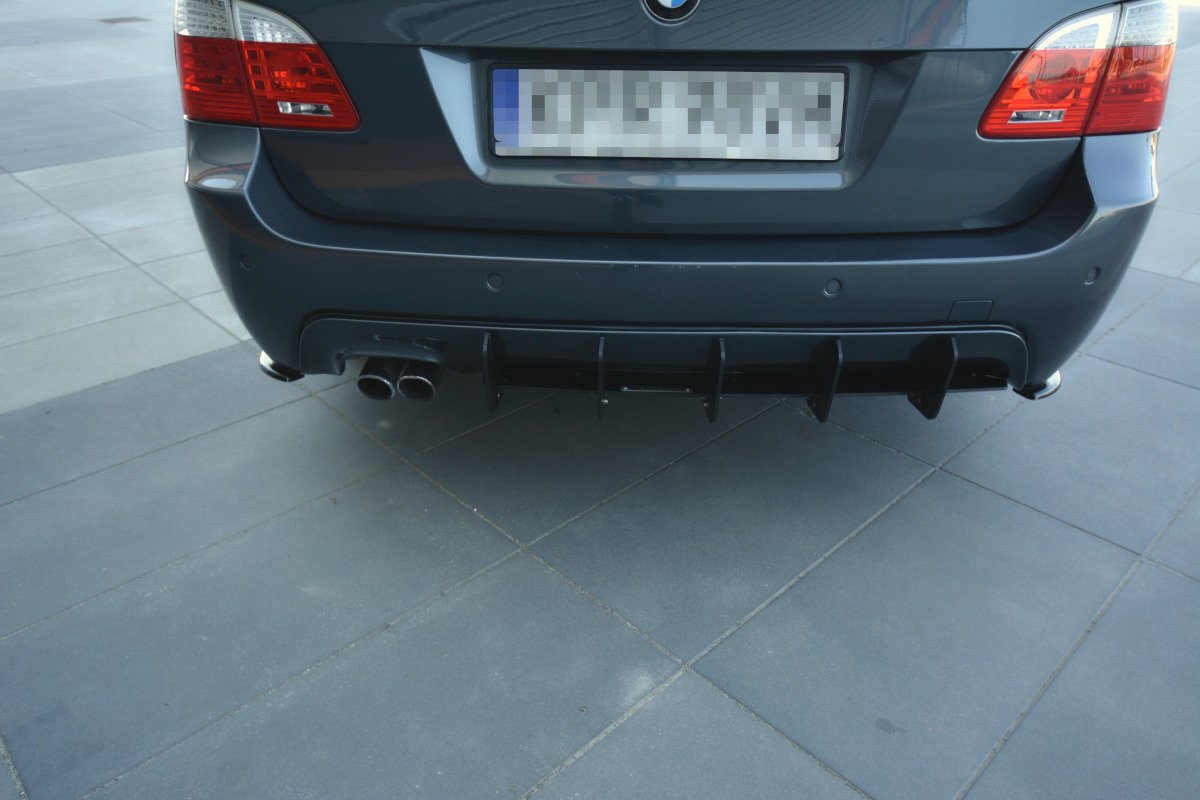 Diffusor Heck Ansatz passend für Heckschürze passend für BMW 5er E61 (TOURING) WAGON M Paket – Ansicht 5