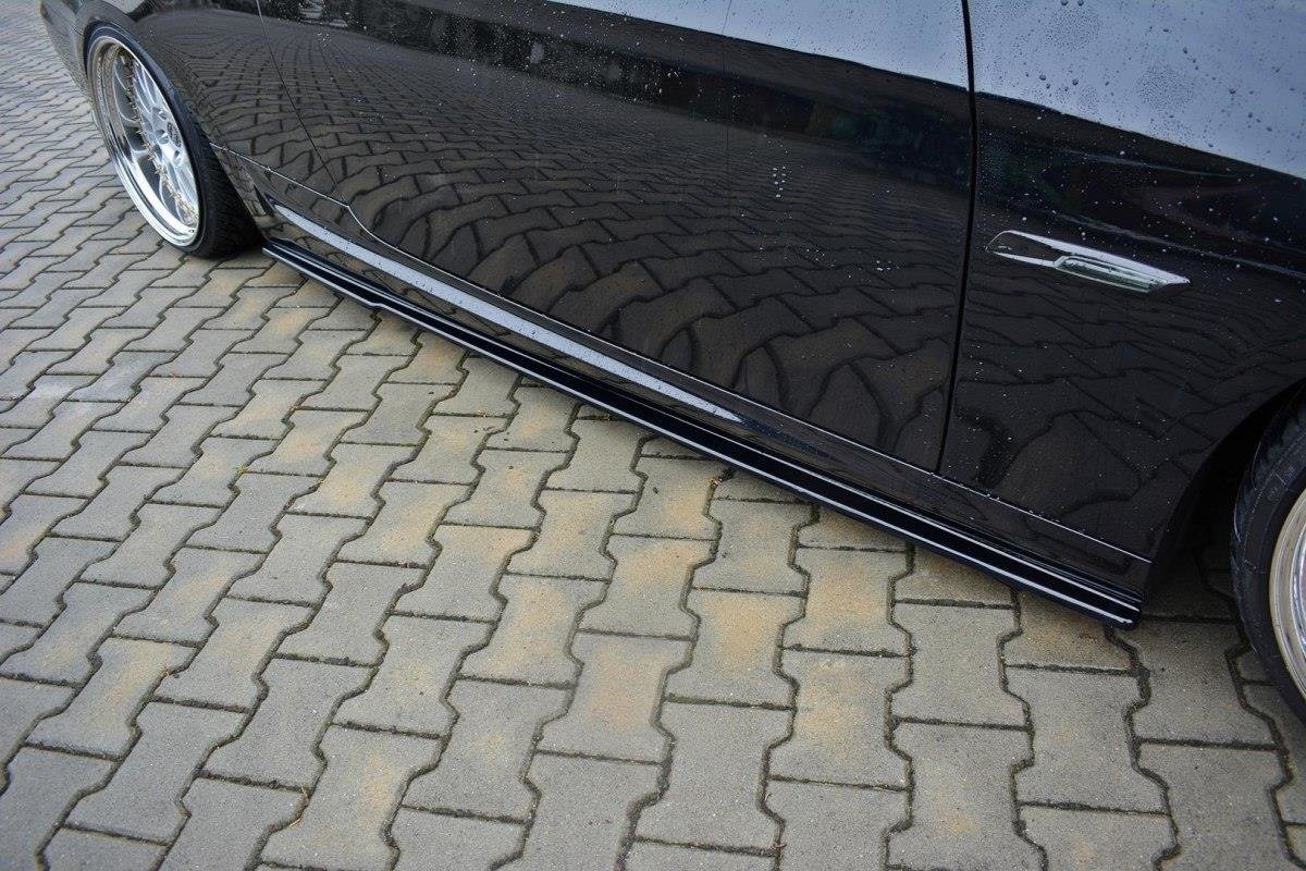 Street+ Seitenschweller Leisten passend für BMW 3er E92 M Paket FACELIFT schwarz Hochglanz – Ansicht 5