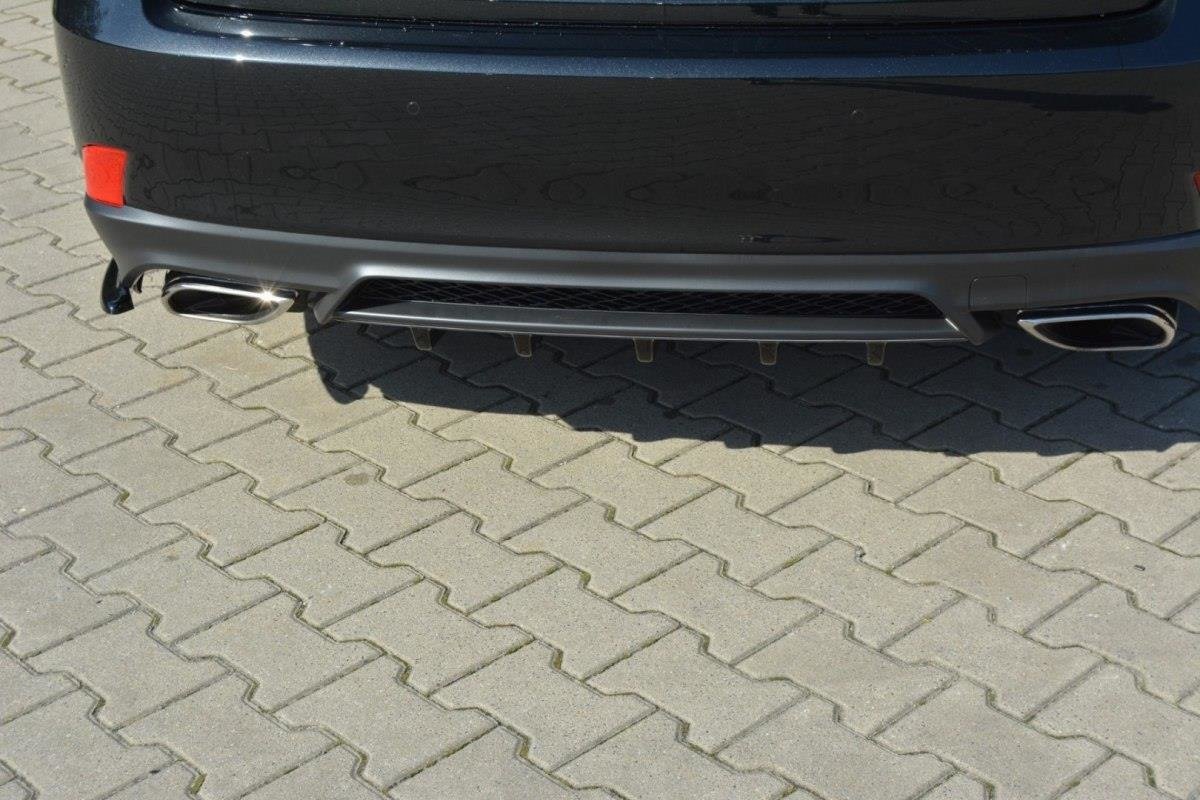 Diffusor Heck Ansatz passend für Lexus IS Mk3 Facelift T schwarz Hochglanz – Ansicht 4