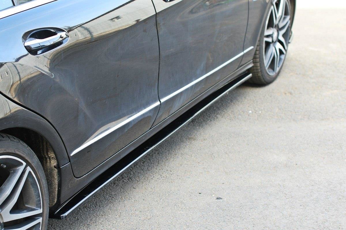 Street+ Seitenschweller Leisten passend für V.1 passend für Mercedes-Benz CLS C218  schwarz Hochglanz – Ansicht 4