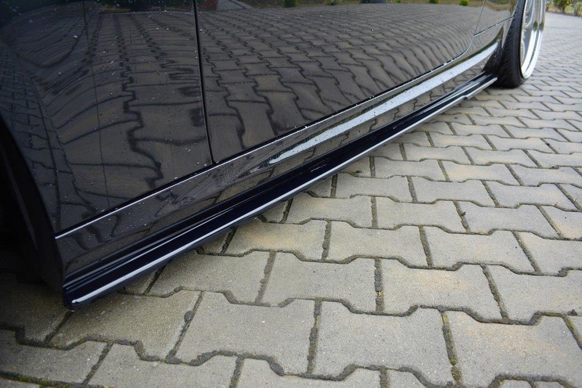 Street+ Seitenschweller Leisten passend für BMW 3er E92 M Paket FACELIFT schwarz Hochglanz – Ansicht 6