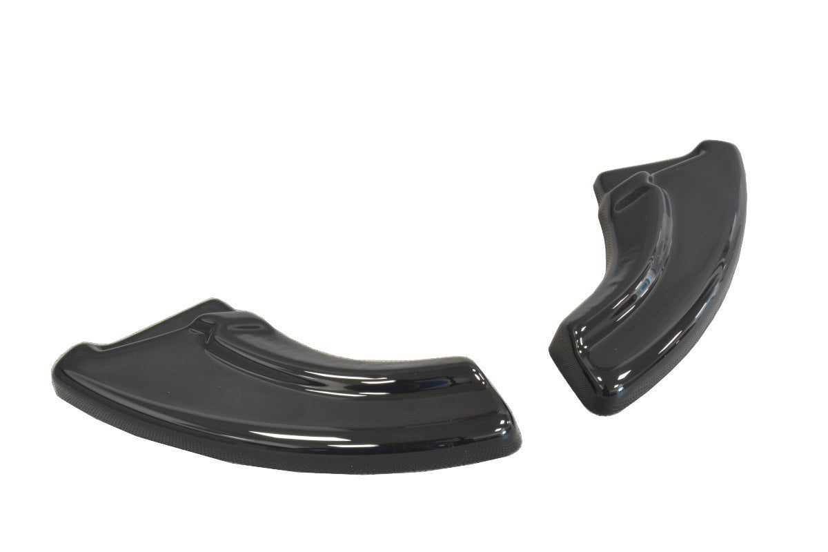 Heck Ansatz Flaps Diffusor passend für passend für Fiat Punto Evo Abarth schwarz Hochglanz schwarz Hochglanz – Ansicht 7