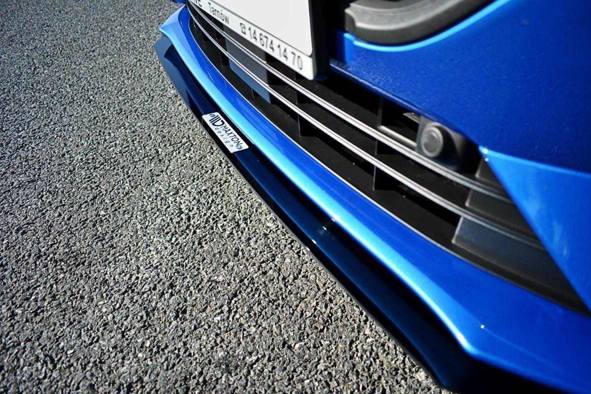Sport Street+ Spoilerlippe Front Ansatz passend für Ford Focus ST / ST-Line Mk4 schwarz Hochglanz – Ansicht 6