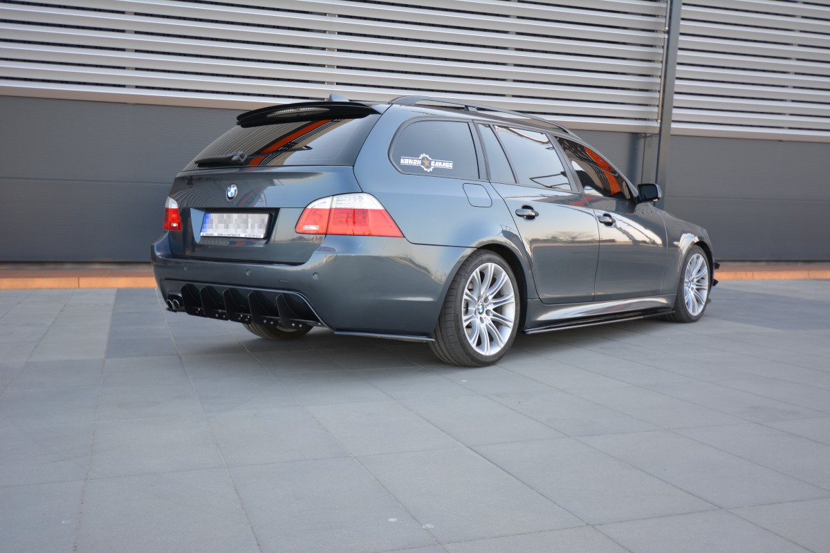 Diffusor Heck Ansatz passend für Heckschürze passend für BMW 5er E61 (TOURING) WAGON M Paket – Ansicht 3