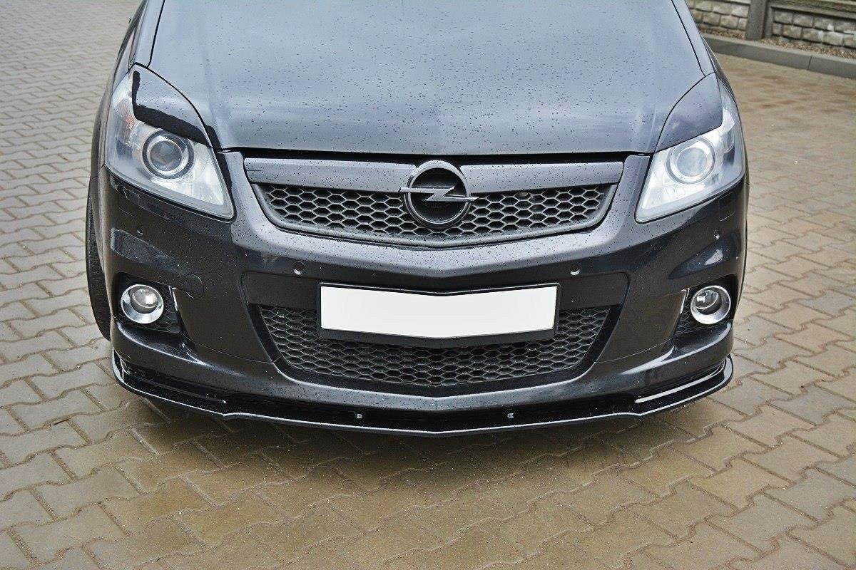 Street+ Spoilerlippe Front Ansatz passend für OPEL ZAFIRA B OPC / VXR schwarz Hochglanz – Ansicht 4