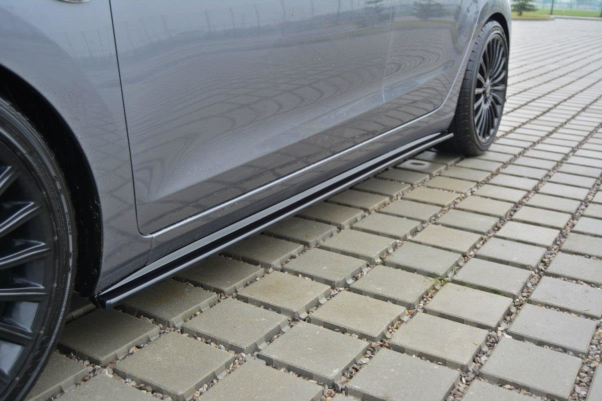 Street+ Seitenschweller Leisten passend für Hyundai i30 Mk2 schwarz Hochglanz – Ansicht 3