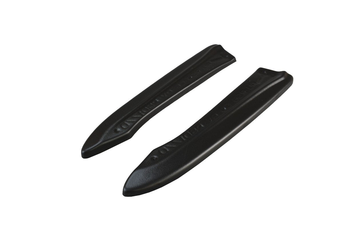 Heck Ansatz Flaps Diffusor passend für Audi RS6 C6 Avant schwarz Hochglanz – Ansicht 2