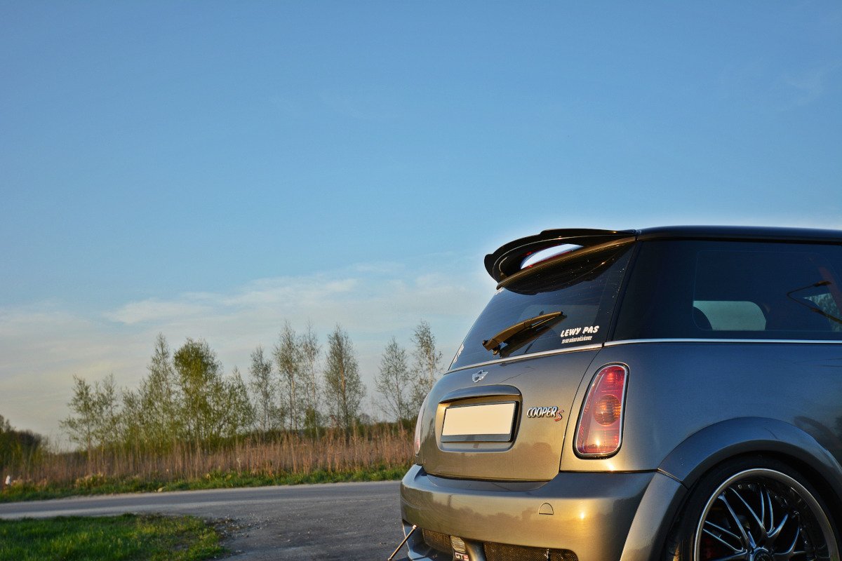 Heckspoiler Lippe MINI R53 COOPER S JCW schwarz Hochglanz – Ansicht 4