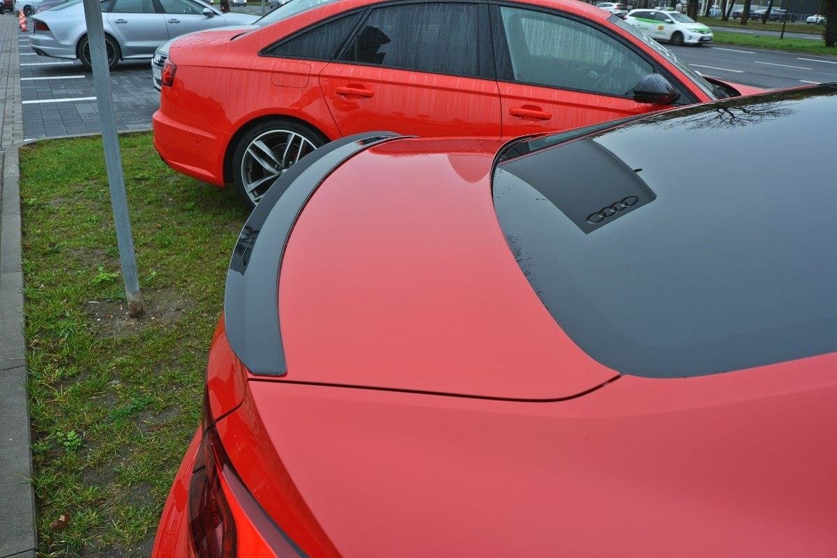Heckspoiler Lippe Audi S5 Coupe / A5 S-Line / A5 Coupe F5 Facelift schwarz Hochglanz – Ansicht 1