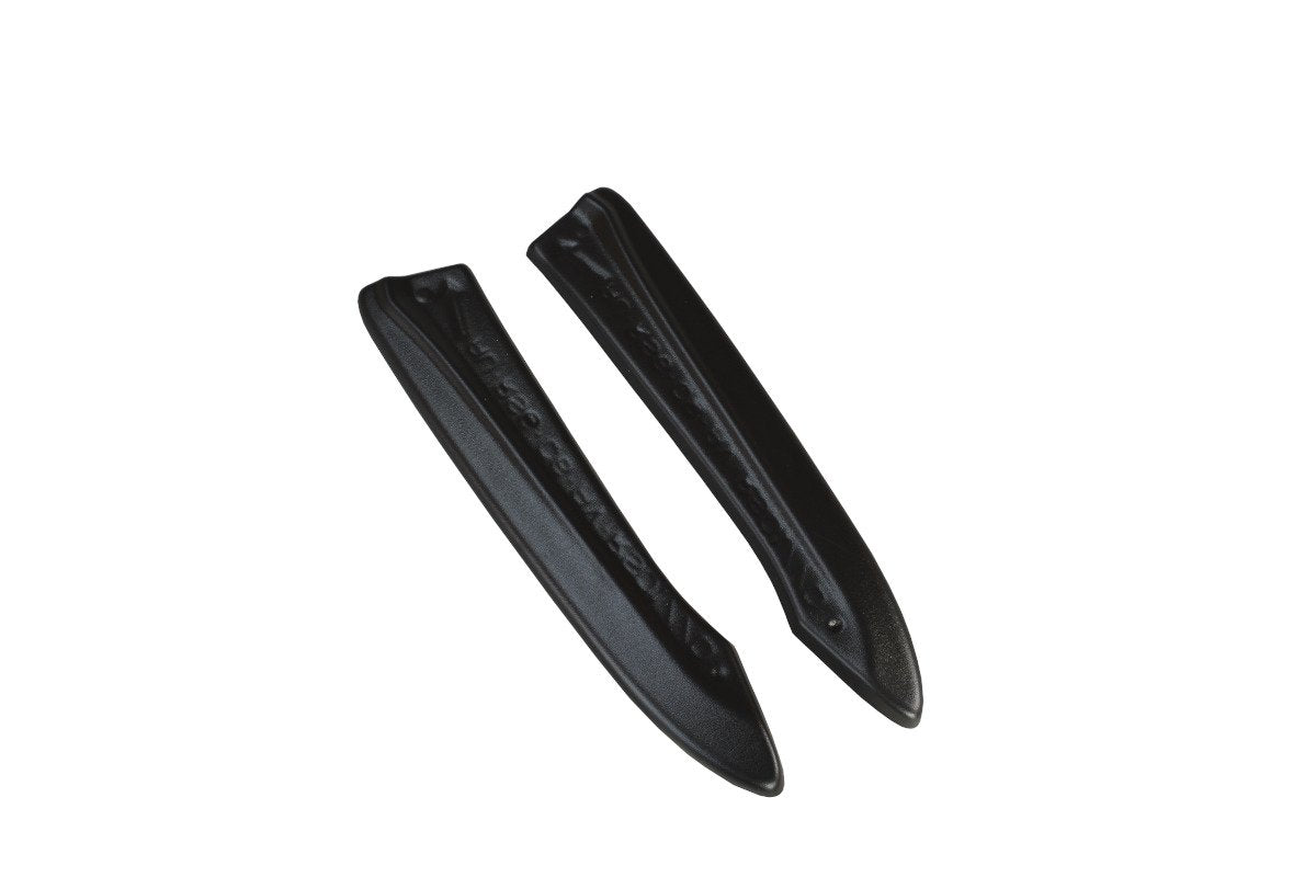 Heck Ansatz Flaps Diffusor passend für Audi RS6 C6 Avant schwarz Hochglanz – Ansicht 1