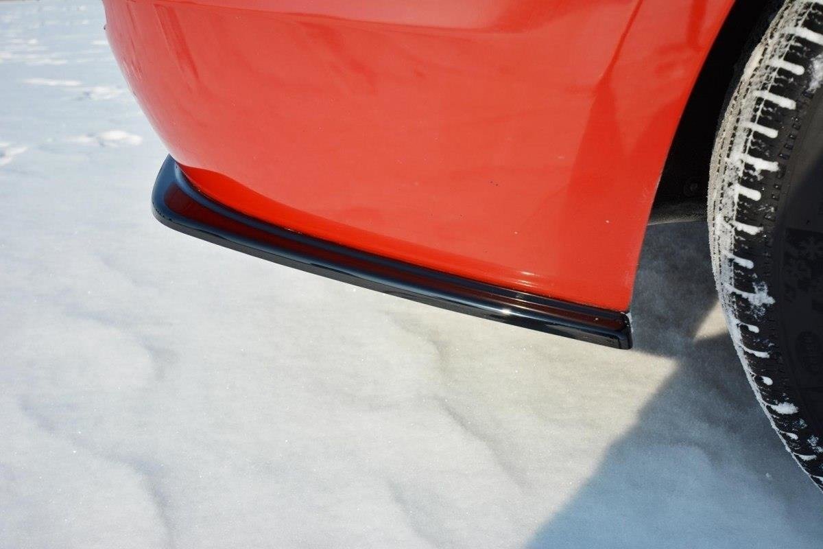 Heck Ansatz Flaps Diffusor passend für BMW 3er F30 schwarz Hochglanz – Ansicht 4