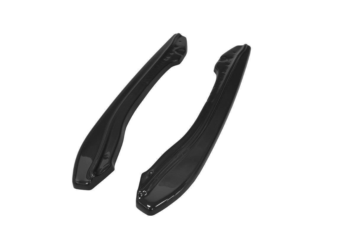 Heck Ansatz Flaps Diffusor passend für BMW M6 E63 schwarz Hochglanz – Ansicht 6