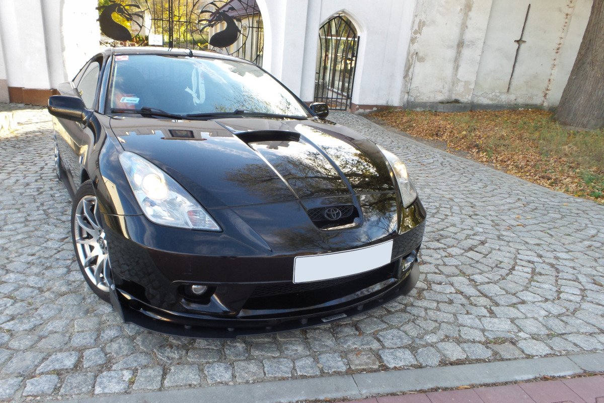 Racing Street+ Spoilerlippe Front Ansatz passend für TOYOTA CELICA T23 vor Facelift – Ansicht 3