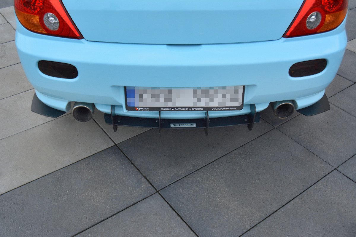 Diffusor Heck Ansatz passend für Heckschürze passend für HYUNDAI TIBURON MK.2 FACELIFT – Ansicht 3