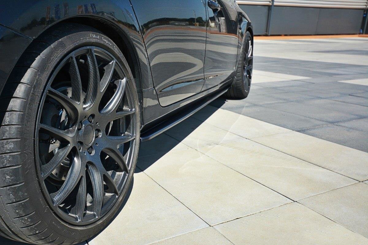 Street+ Seitenschweller Leisten passend für Volvo V60 Polestar Facelift schwarz Hochglanz – Ansicht 4