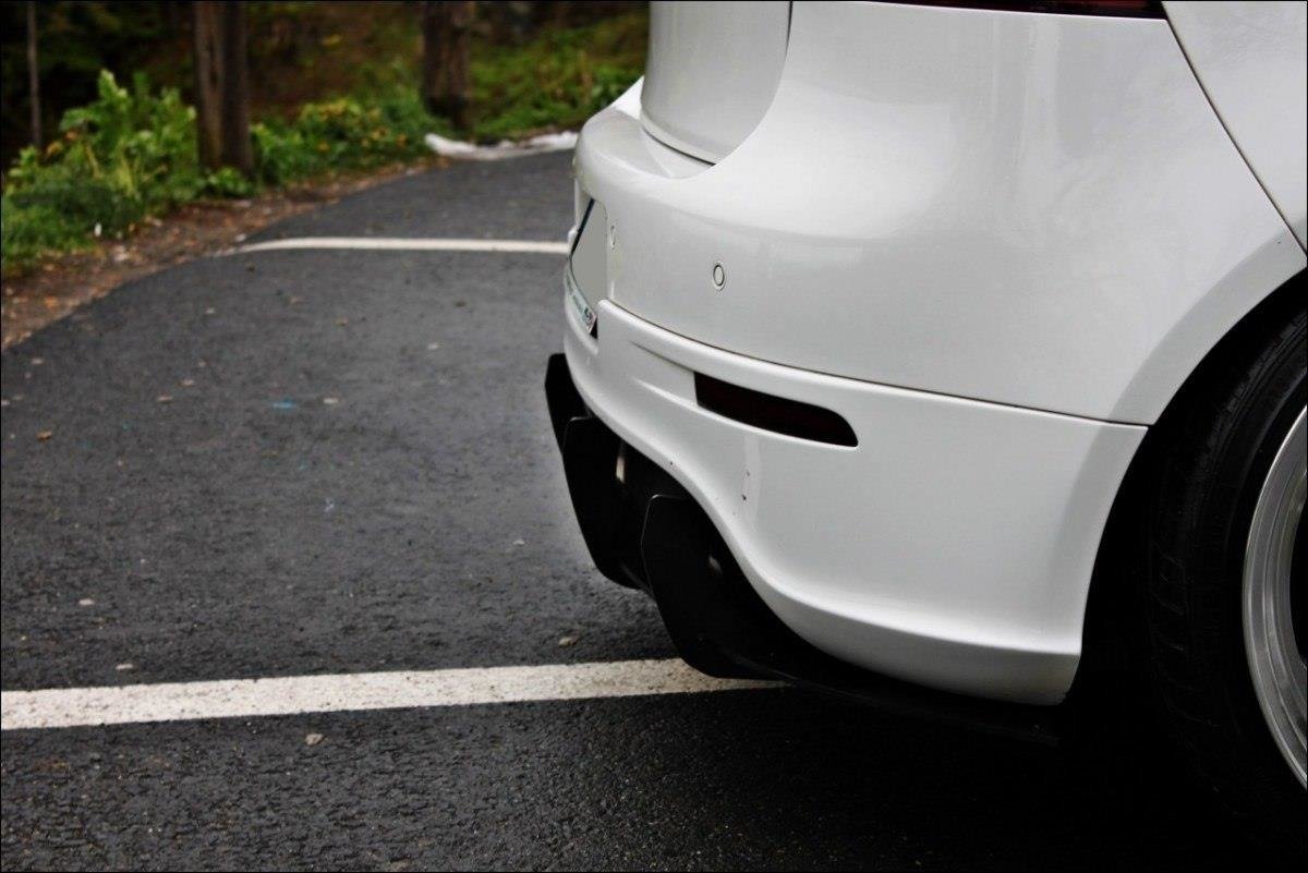 VW GOLF 5 R32 Diffusor Heck Ansatz passend für Heckschürze passend für – Ansicht 6