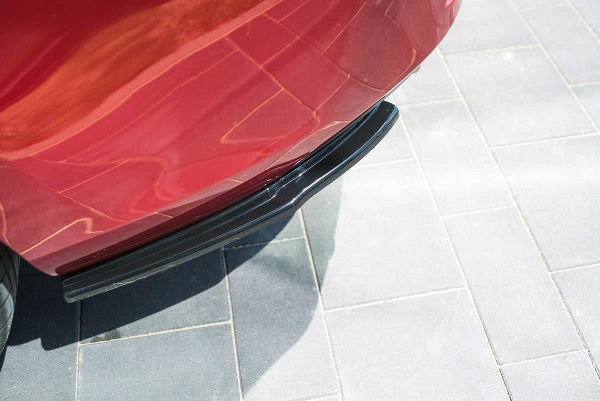 Heck Ansatz Flaps Diffusor V.1 passend für Mazda 6 GJ (Mk3) Facelift schwarz Hochglanz – Ansicht 3
