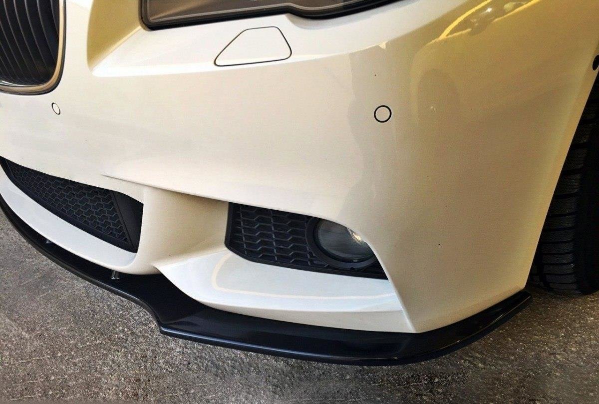 Street+ Spoilerlippe Front Ansatz V.1 passend für BMW 5er  M-Paket F10/F11 schwarz Hochglanz – Ansicht 3