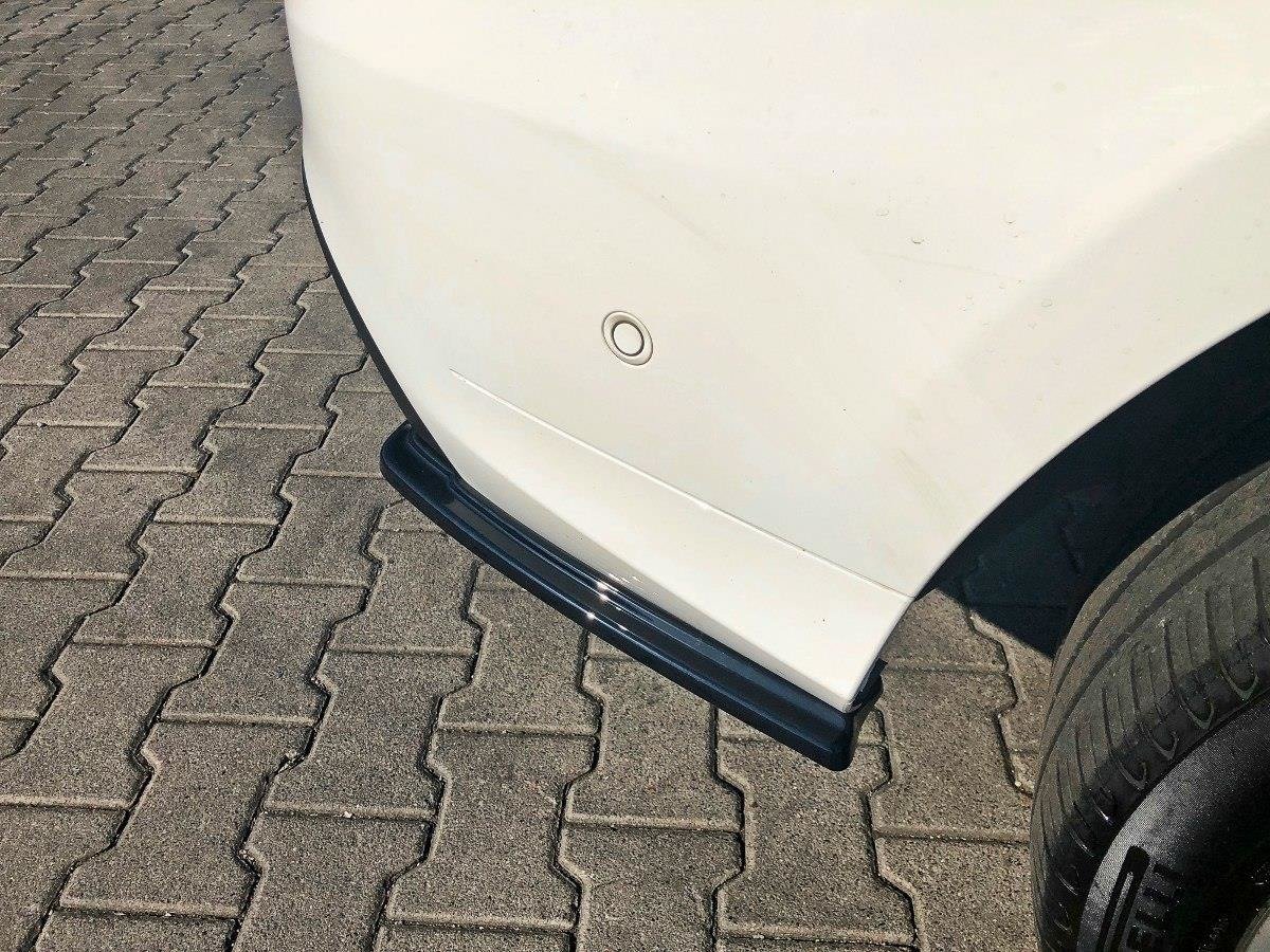 Heck Ansatz Flaps Diffusor passend für Mercedes GLE W166 AMG-Line schwarz Hochglanz – Ansicht 3