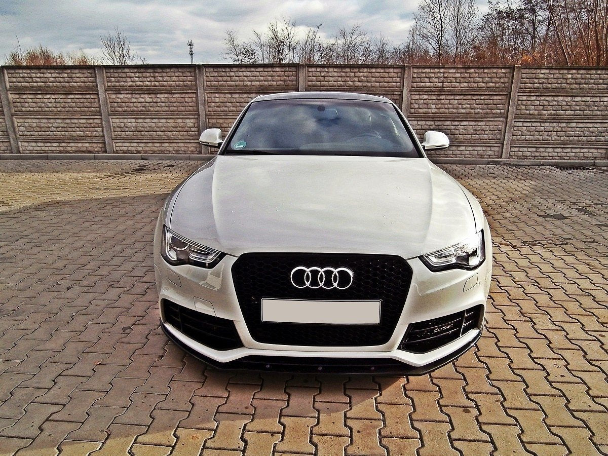 Street+ Spoilerlippe Front Ansatz passend für Audi RS5 8T / 8T FL  schwarz Hochglanz – Ansicht 6