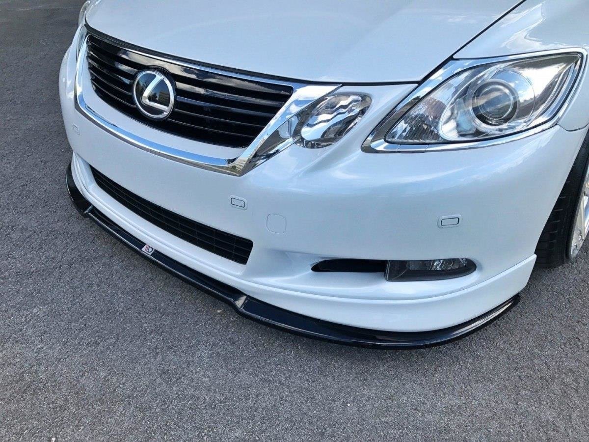 Front Ansatz V.2 für Lexus GS 300 Mk3 Facelift schwarz Hochglanz – Ansicht 2