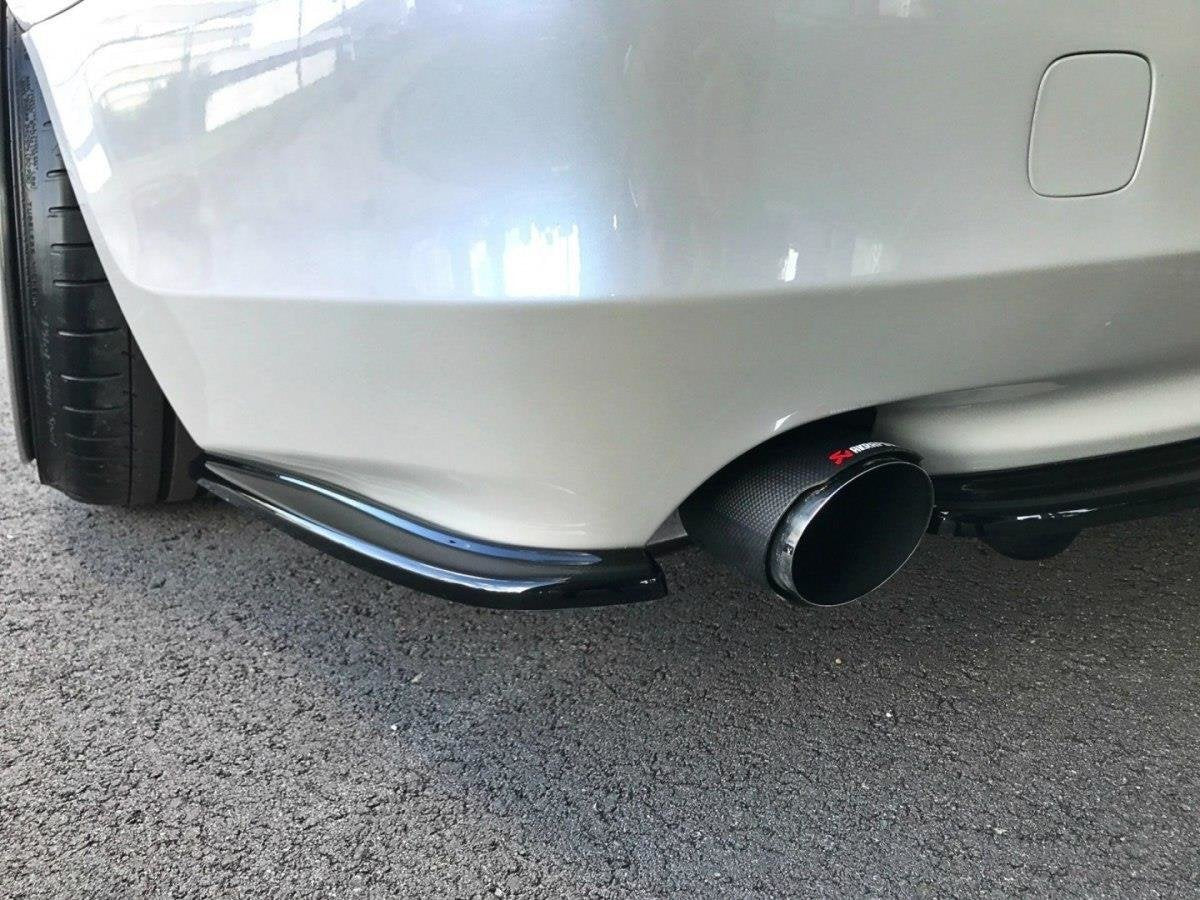 Heck Ansatz Flaps Diffusor passend für Lexus GS 300 Mk3 Facelift schwarz Hochglanz – Ansicht 2