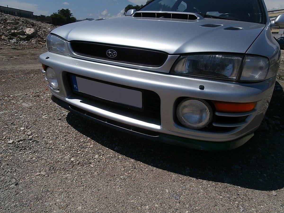 Street+ Spoilerlippe Front Ansatz passend für Subaru Impreza GT schwarz Hochglanz – Ansicht 3