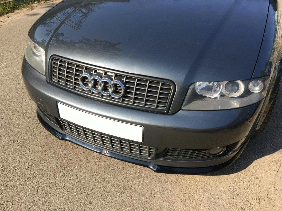Street+ Spoilerlippe Front Ansatz V.1 passend für Audi A4 S-Line B6  schwarz Hochglanz – Ansicht 4