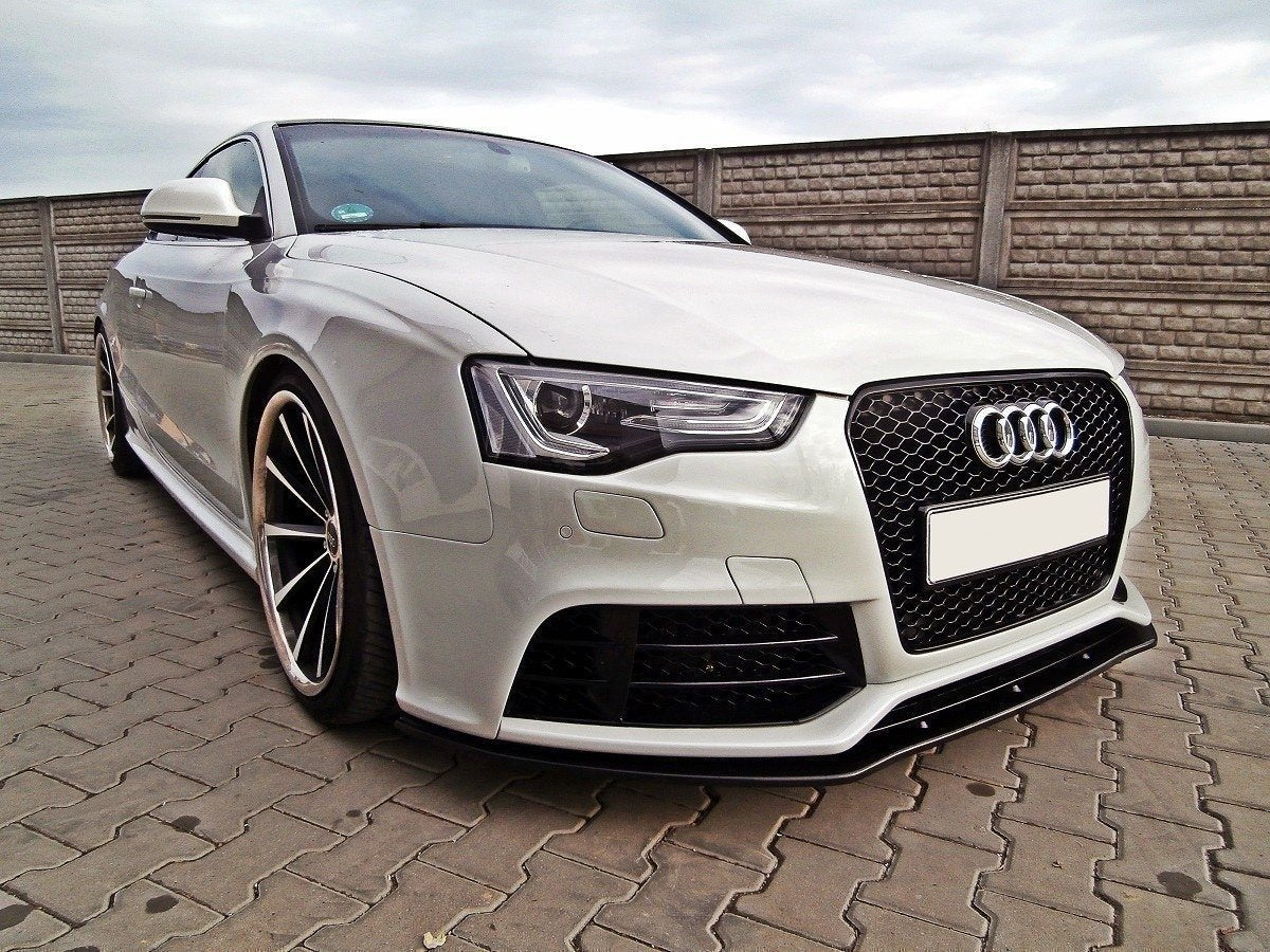 Street+ Spoilerlippe Front Ansatz passend für Audi RS5 8T / 8T FL  schwarz Hochglanz – Ansicht 5