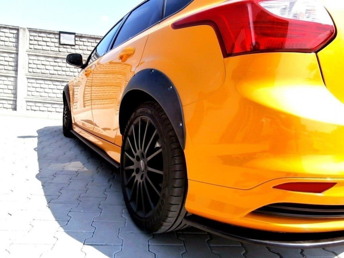 Kotflügelverlängerung Ford Focus ST Mk3 schwarz Hochglanz – Ansicht 6