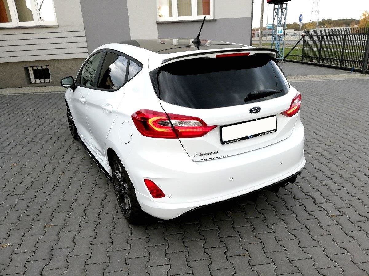 Heckspoiler Lippe Ford Fiesta Mk8  schwarz Hochglanz – Ansicht 1