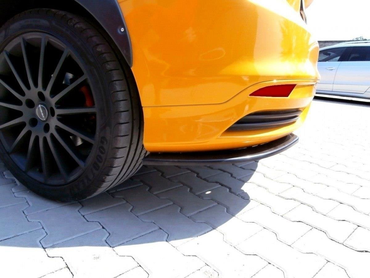 Heck Ansatz Flaps Diffusor passend für Ford Focus ST Mk3 Hatchback schwarz Hochglanz – Ansicht 4