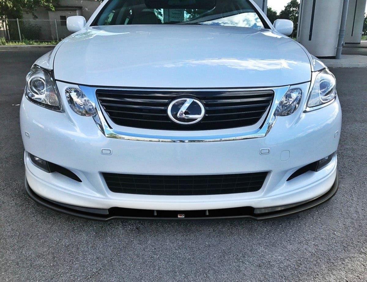 Front Ansatz V.1 für Lexus GS 300 Mk3 Facelift schwarz Hochglanz – Ansicht 2