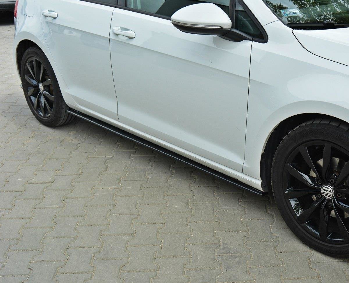 Street+ Seitenschweller Leisten passend für VW Golf Mk7 Standard schwarz Hochglanz – Ansicht 3