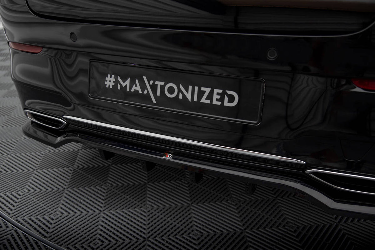 Street+ Mittlerer Diffusor RACE passend für Mercedes-Benz CLA Coupe C118 schwarz Hochglanz – Ansicht 5