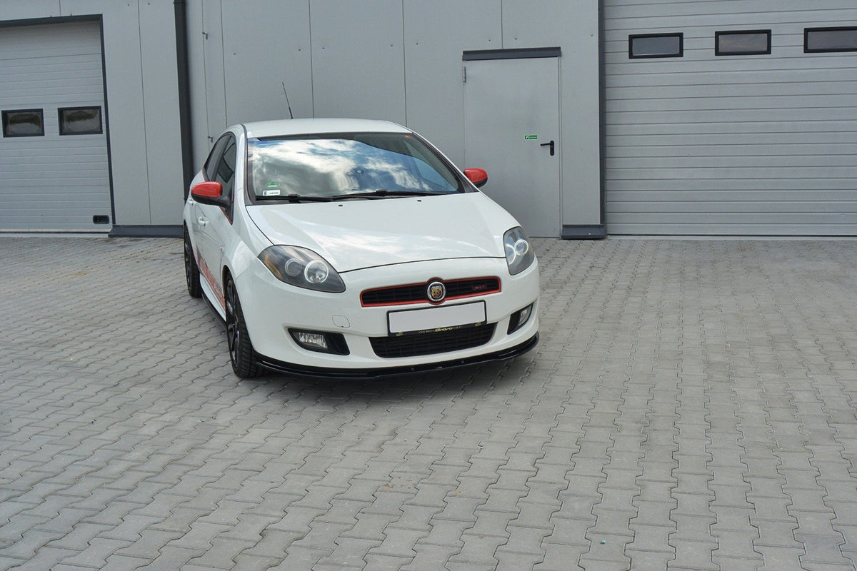 Street+ Spoilerlippe Front Ansatz passend für Fiat Bravo MK 2 SPORT schwarz Hochglanz – Ansicht 4