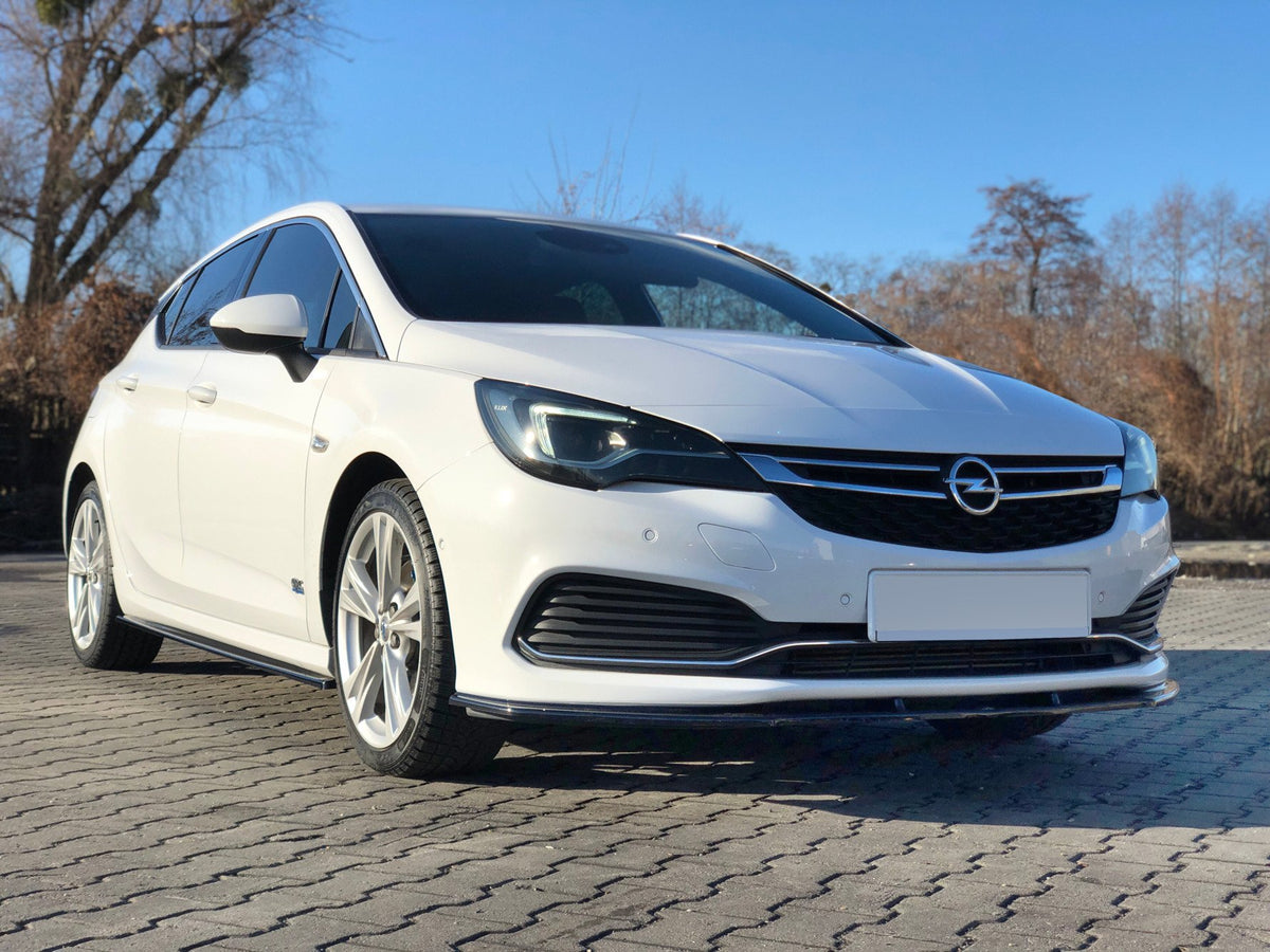 Street+ Seitenschweller Leisten passend für OPEL ASTRA K OPC-LINE schwarz Hochglanz – Ansicht 3