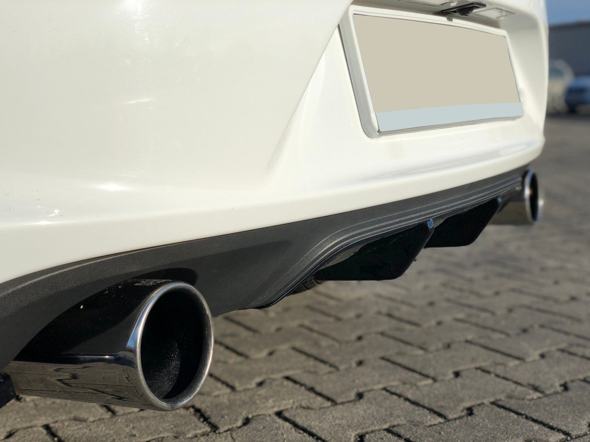 Diffusor Heck Ansatz passend für OPEL ASTRA K OPC-LINE schwarz Hochglanz – Ansicht 2