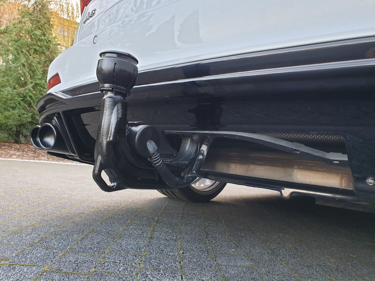 Diffusor Heck Ansatz + Endrohre passend für Audi A6 S-Line / S6 C8 / C8 Facelift – Ansicht 5