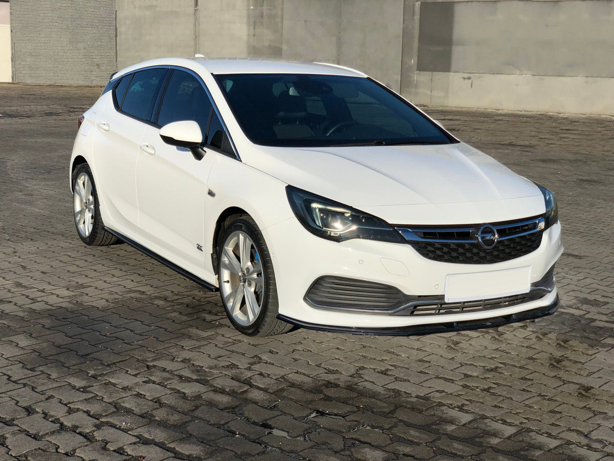 Street+ Seitenschweller Leisten passend für OPEL ASTRA K OPC-LINE schwarz Hochglanz – Ansicht 4