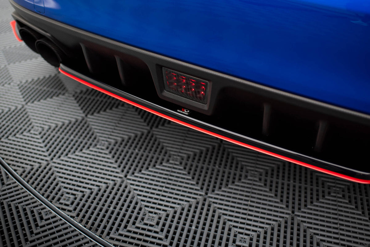Heckansatz V.2 SUBARU WRX STI schwarz Hochglanz – Ansicht 3